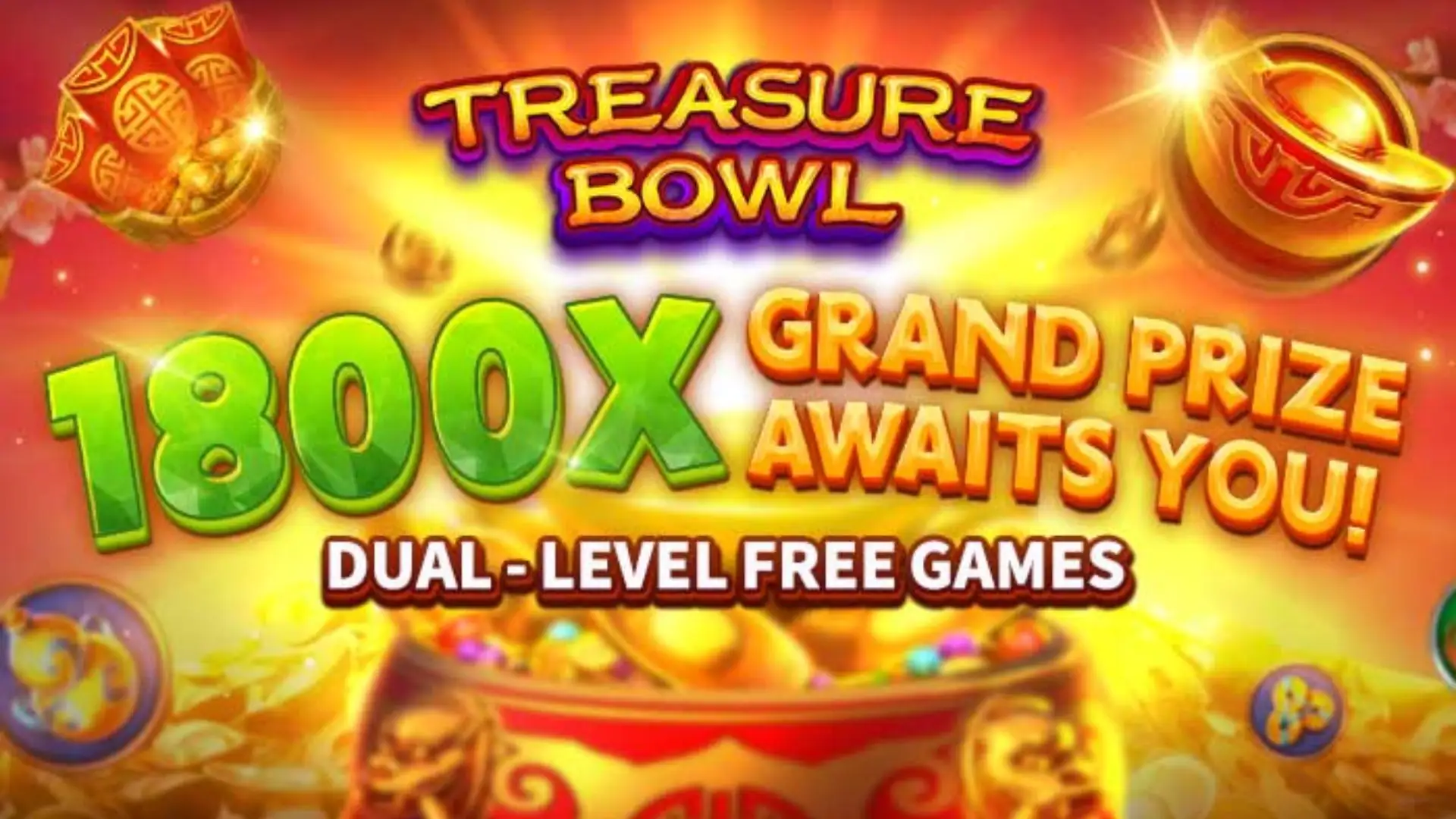 Multiplicadores Treasure Bowl nnnboi - 7777x Máximo com Tigela Dourada